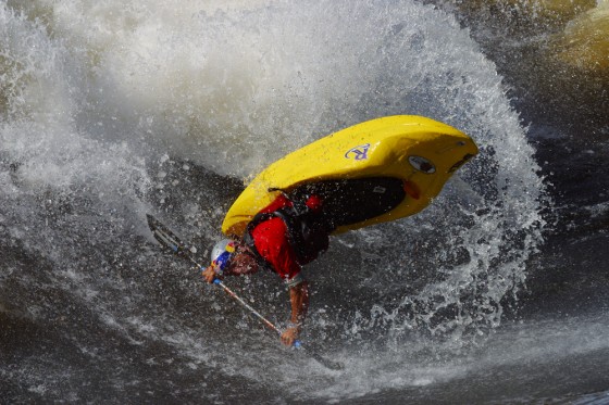 Big water, kayaking, extreme sport, Ottawa River,
