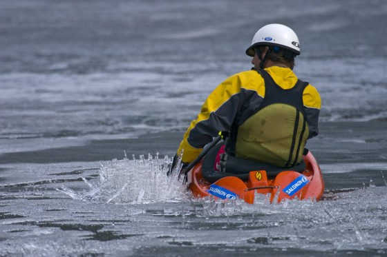 Ice Kayaking, Cold water, Pat Camblin